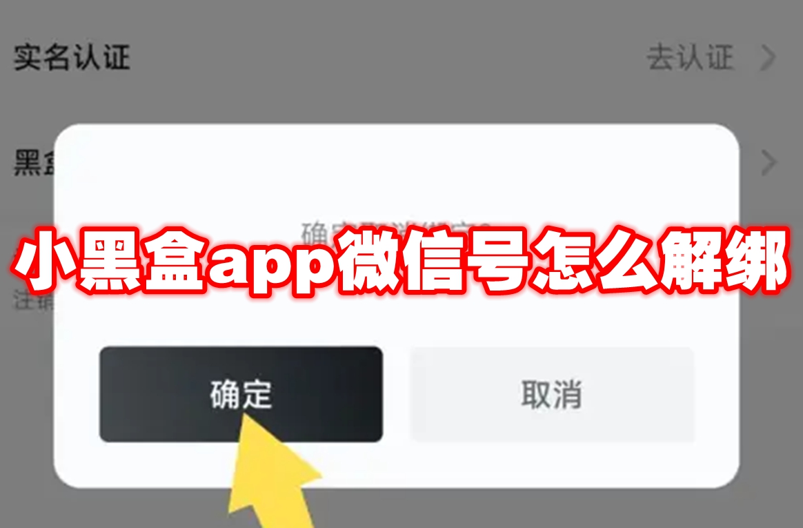 小黑盒app微信号怎么解绑