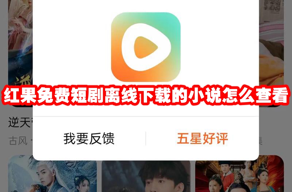 红果免费短剧离线下载的小说怎么查看