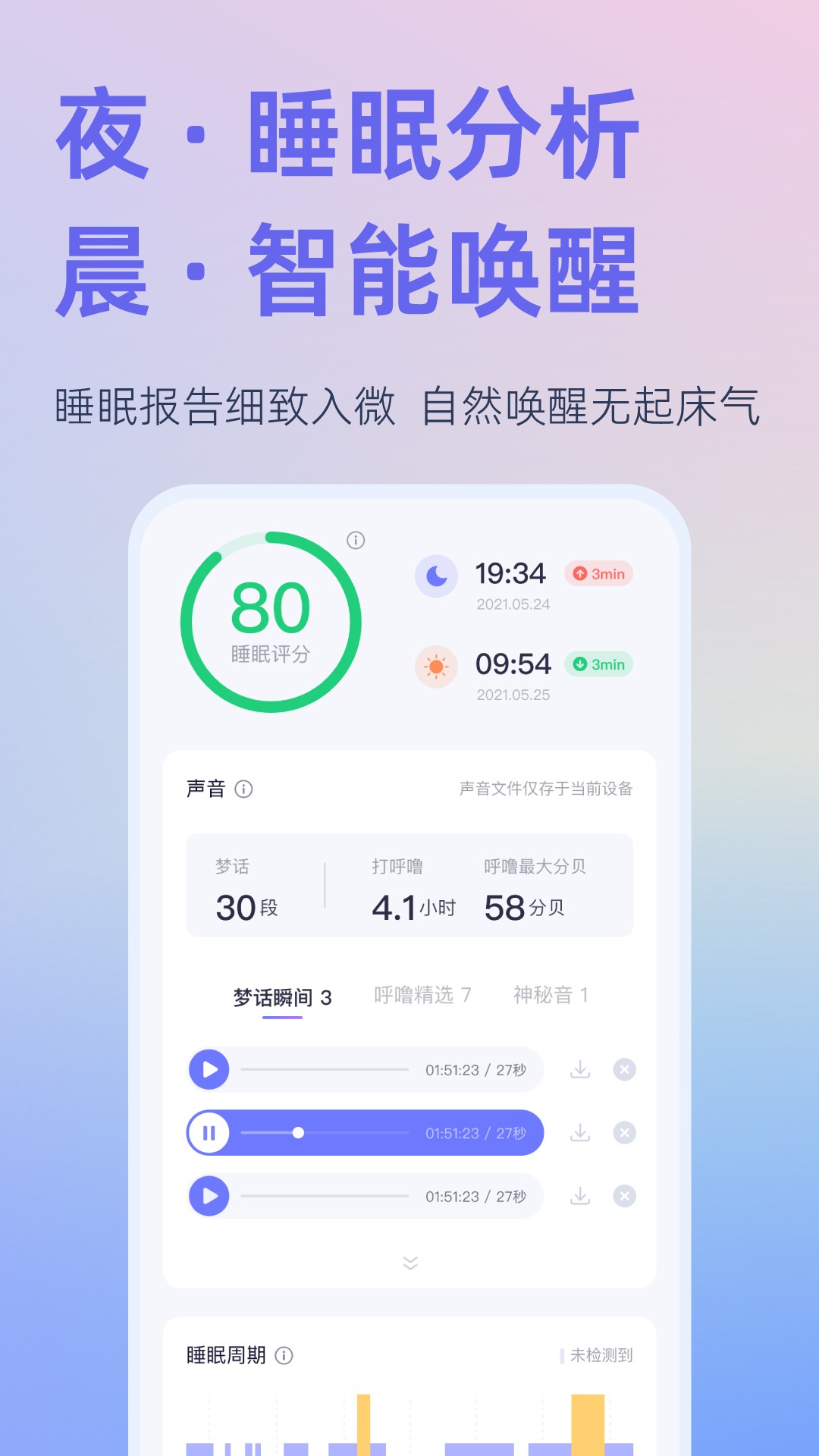 小睡眠app