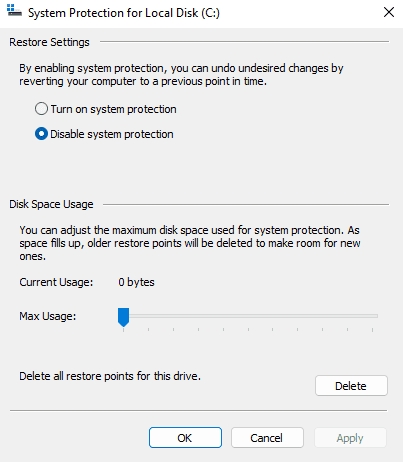 查看Win11开启系统还原办法