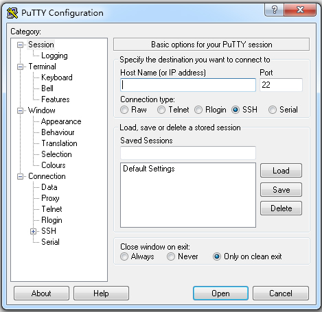 PuTTY Portable(ssh连接工具) 