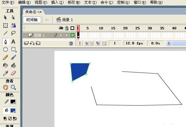 Flash怎么使用钢笔工具