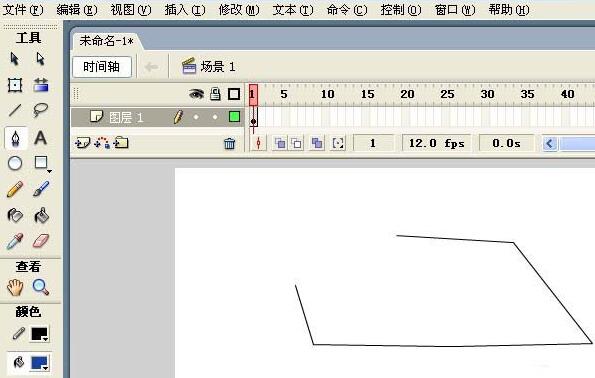 Flash怎么使用钢笔工具